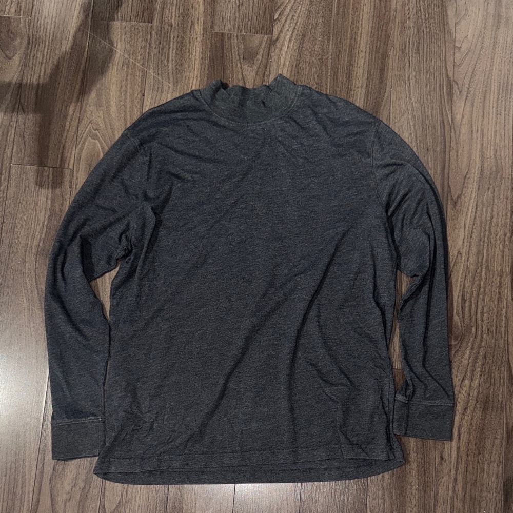 George Men's Charcoal Long Sleeve Tee